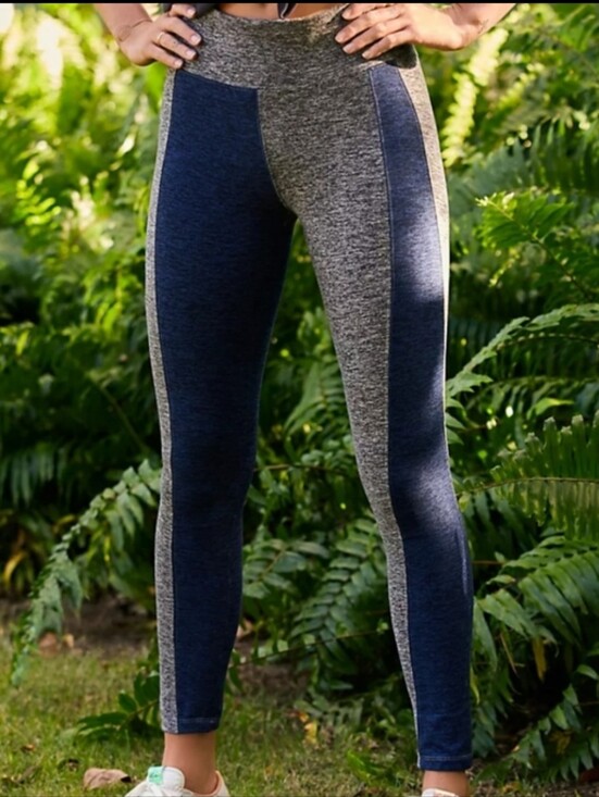 FP Movement by Free People Pants - Free People Movement Boro Color block Leggings Medium